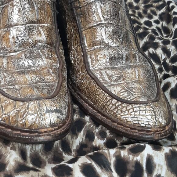 Stuart weitzman mules ALLIGATOR PRINT - Picture 7 of 14